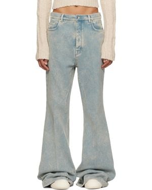 Rick Owens Tower Bolan Bootcut Jeans - Blue