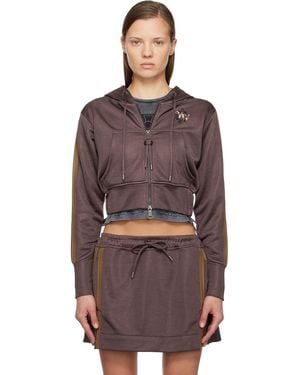 Vivienne Westwood Striped Leo Hoodie - Purple