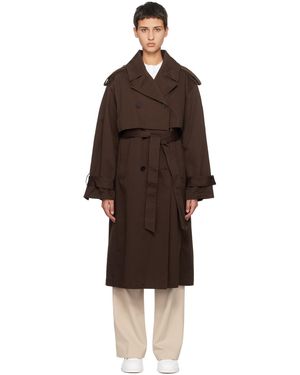 Axel Arigato Brown Vista Trench Coat - Black