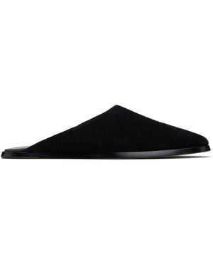 Fear Of God Suede Slides - Black