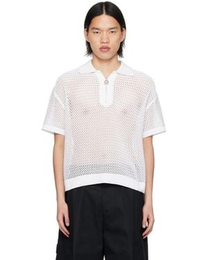 WOOYOUNGMI Zip Placket Polo - White