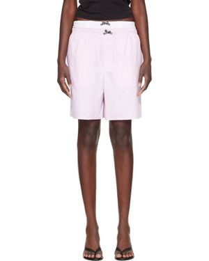 HOMMEGIRLS Long Boxer Shorts - White