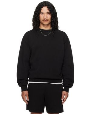 Skims テリー クラシック クルーネック スウェットシャツ - ブラック