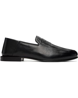 Givenchy Label Loafers - Black