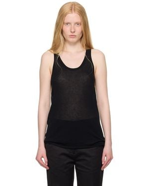 TOTEME Knit Tank Top - Black