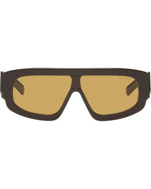 Prada Shield-Style Sunglasses - Multicolour