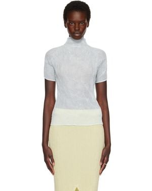 Issey Miyake Chiffon Twist 1 Top - White
