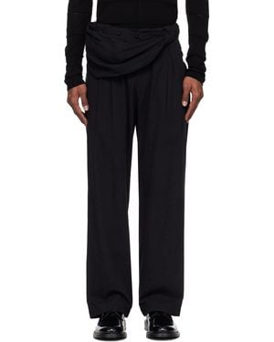 Hyein Seo Seed Charm Bag Pants - Black