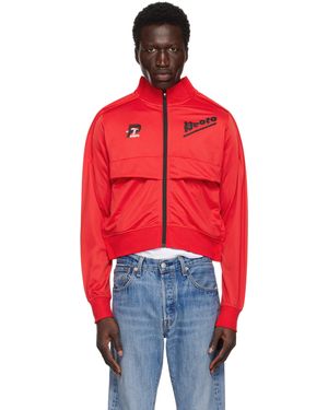 PROTOTYPES Cropped Track Jacket - Red