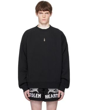 Stolen Girlfriends Club Snake Dagger Crew Sweatshirt - Black