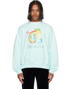 CASABLANCA Manga Tennis Ball Sweatshirt - White