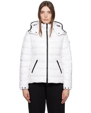 【関税込み】Moncler ホワイト Mairefur ダウンジャケット オフホワイト Maireショートダウンジャケット : ショートダウン