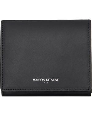 Maison Kitsuné Paris' Trifold Wallet - Black