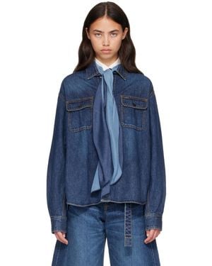 Sacai Denim Shirt - Blue