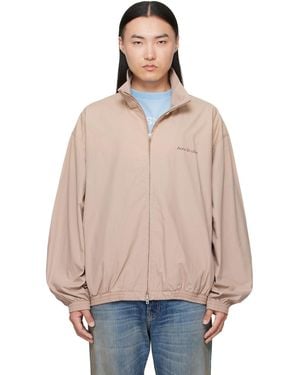 Acne Studios Washed Logo Jacket - Natural