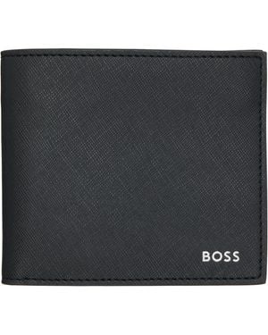 BOSS Foil Logo Wallet - Black