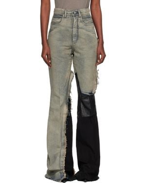 Rick Owens Concordians Bolan Bootcut Jeans - Black