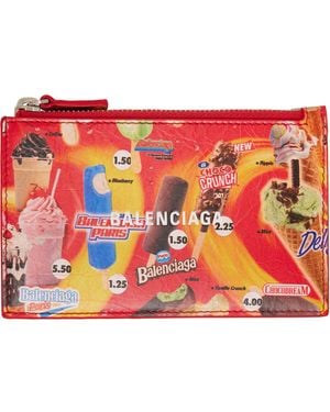 Balenciaga Cash Long Coin Card Holder - Pink