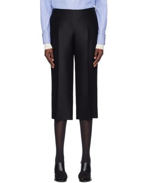 The Row Pantalon Adelie Noir