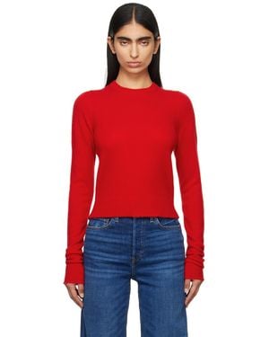 RE/DONE Cashmere Crewneck Jumper - Red