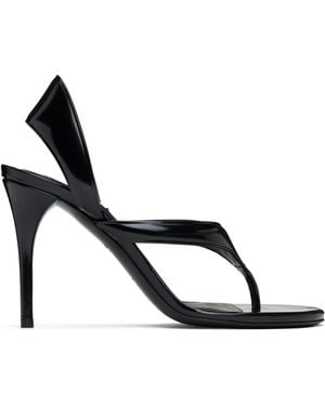 Alaïa ブラック Infradito ヒールサンダル
