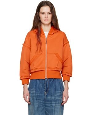 Undercover Zip Hoodie - Orange