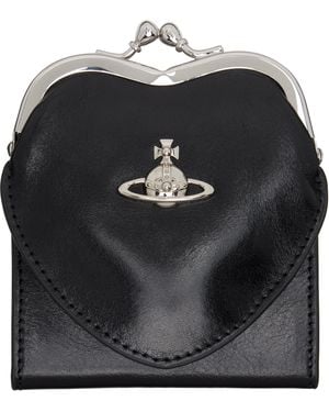 Vivienne Westwood Heart Frame Wallet - Black
