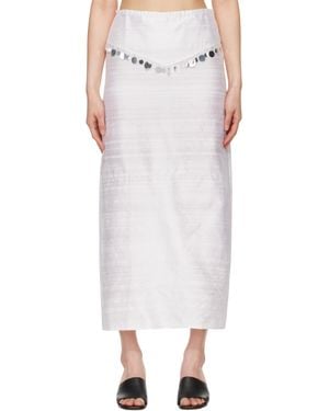 【関税込み】Gimaguas ホワイト Bartola マキシスカート Gimaguas White Bartola Maxi Skirt Gimaguas