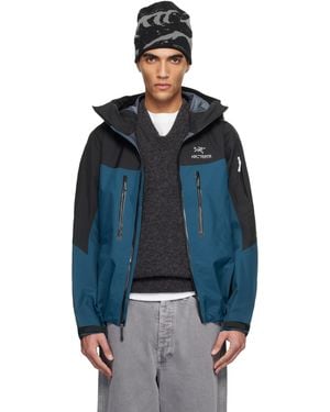 Arc'teryx ブラック＆ネイビー Alpha Sv ジャケット - ブルー