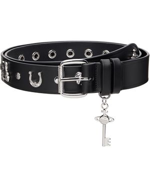 Vivienne Westwood Multi Charms Stud Belt - Black