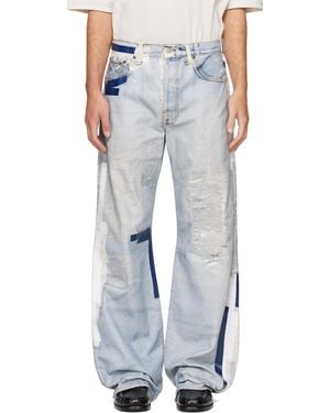 Acne Studios Trompe-L'Oeil Tape 2021M Jeans - Gray