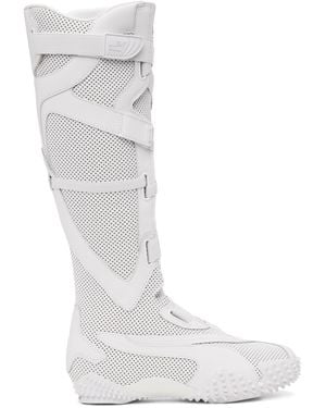 PUMA Mostro Leather Tall Boots - White