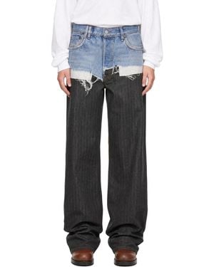 Acne Studios Trompe-L'Oeil 1981 Jeans - Gray