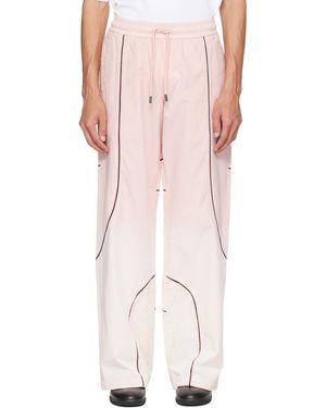 Off-White c/o Virgil Abloh Garment Dye Slouchy Track Pants - Pink