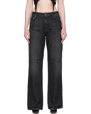 Jean Paul Gaultier 'The Cut-Out' Jeans - Black