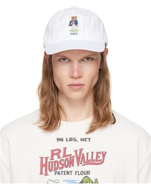 Polo Ralph Lauren Polo Bear Twill Ball Cap - White