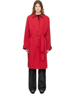 TOTEME Light Spring Trench Coat - Red