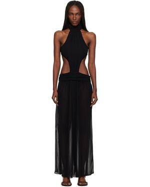 GUIZIO Marais Maxi Dress - Black