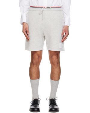 Thom Browne Pique Loopback Sweat Shorts - White