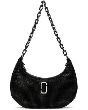 Marc Jacobs The Rhinestone Small Curve バッグ - ブラック
