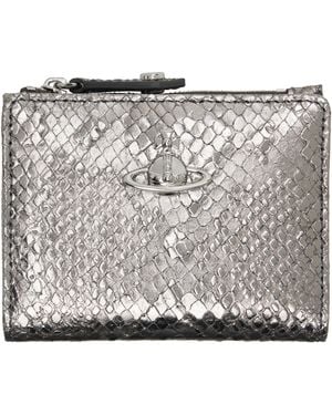 Vivienne Westwood Slim Flap Card Holder - Metallic