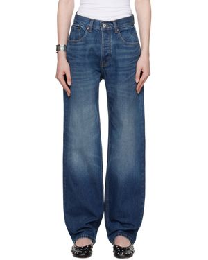 AYA MUSE Jean Ample Bleu