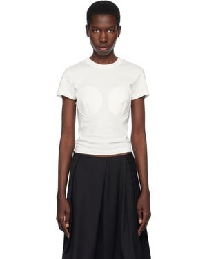 VAQUERA T-Shirt Fetish Blanc Cassé - Noir