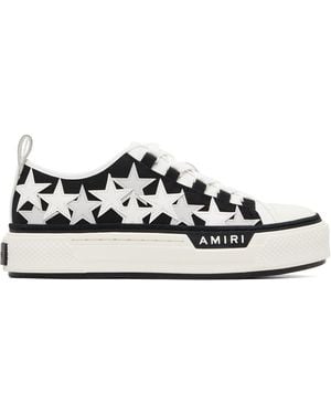 Amiri Stars Court Low Sneakers - Black