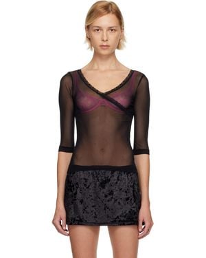 Fruity Booty Moss Wrap T-Shirt - Black