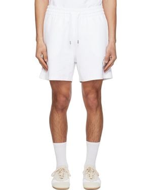 CASABLANCA ホワイト 'Casa Way' スウェットショートパンツ