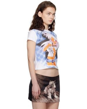 【Ashley Williams】ホワイト Puppy & Kitten Varsity Tシャツ Women's Ashley Williams T-shirts from $130 | Lyst