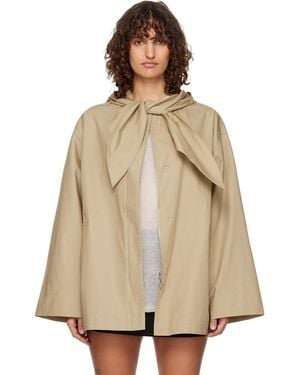 TOTEME Technical Scarf Jacket - Natural