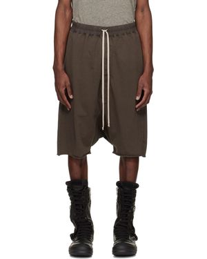 Rick Owens Temple Drawstring Pods Shorts - Black