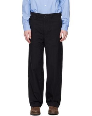Visvim Ex Wide Chino Trousers - Black